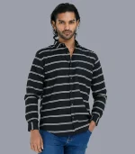 striped long sleeve casual shirt