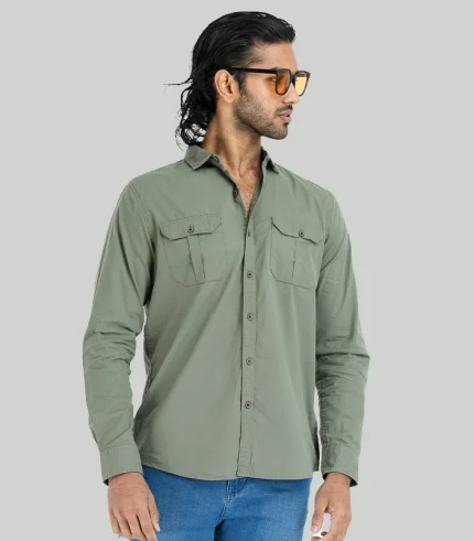 long sleeve casual shirt for men