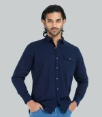 blue casual shirt for mens