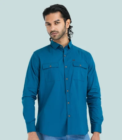 plain casual shirt for men