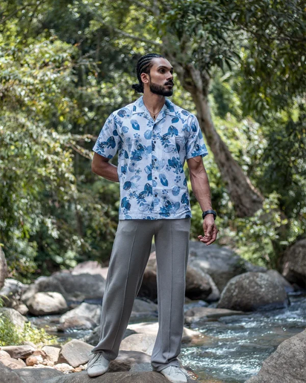 Tropical Leaf Bloom Shirt - Image 2