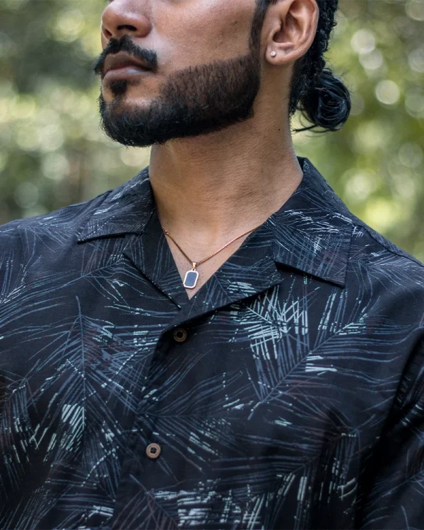 Jacquard Luxe Crest Shirt - Image 3