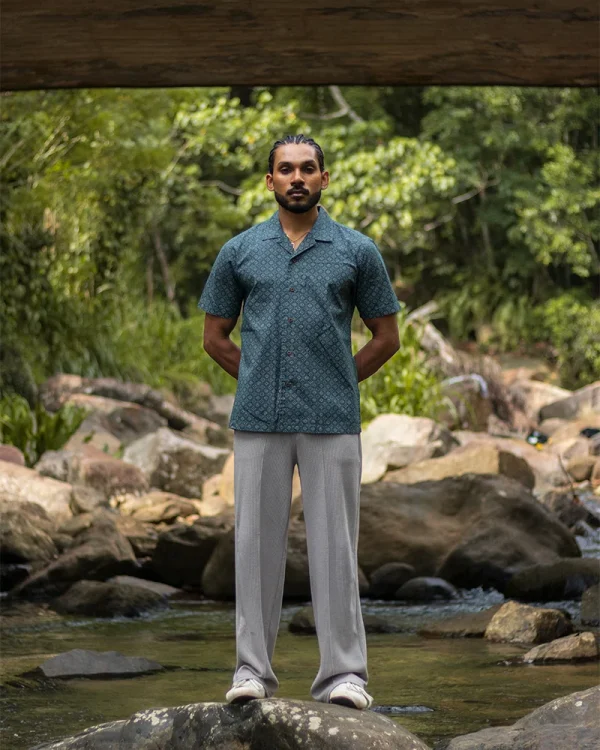 Urban Grid Style Shirt - Image 3