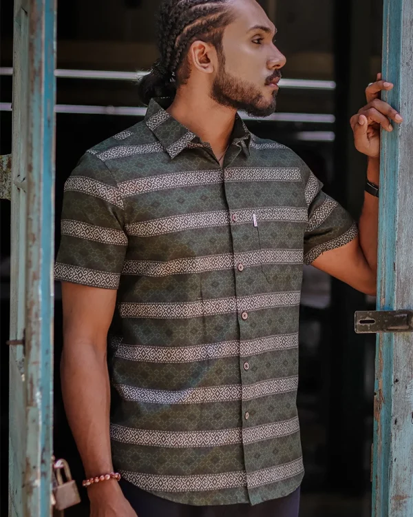 Horizon Stripe Casual Shirt - Image 4