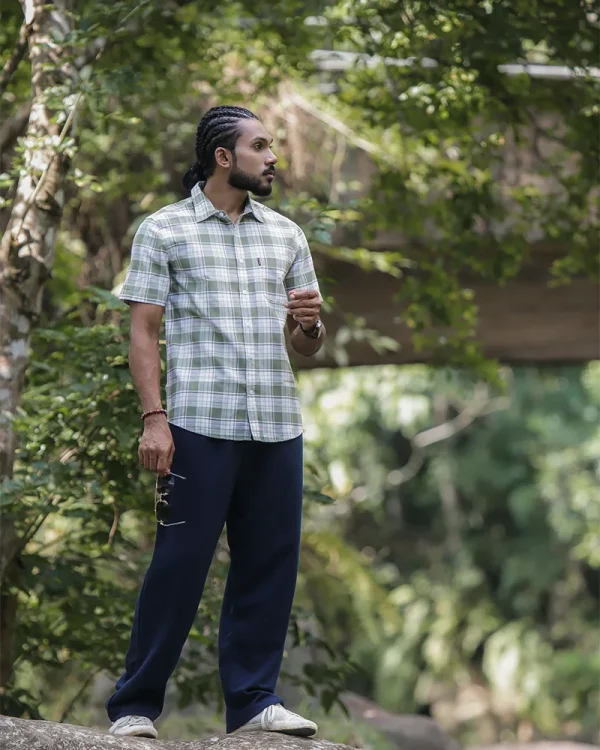 Signature Grid Pattern Shirt - Image 3