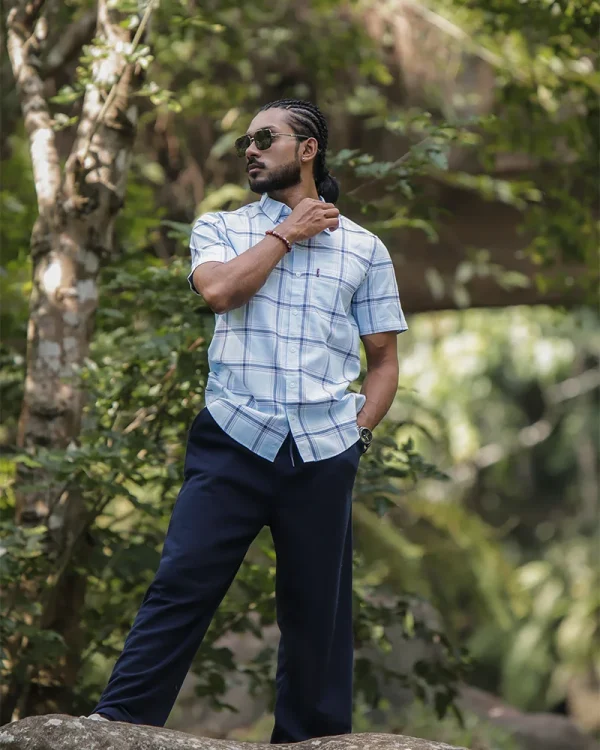 Signature Grid Pattern Shirt - Image 2